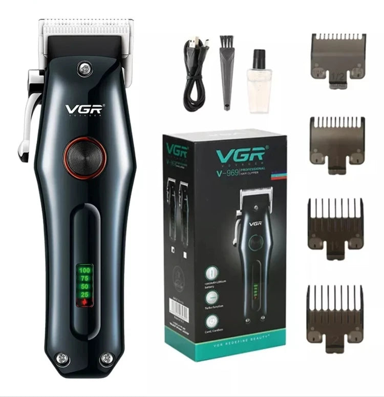 VGR V-969 Hair Clipper Rechargeable Electric Trimmer Kit