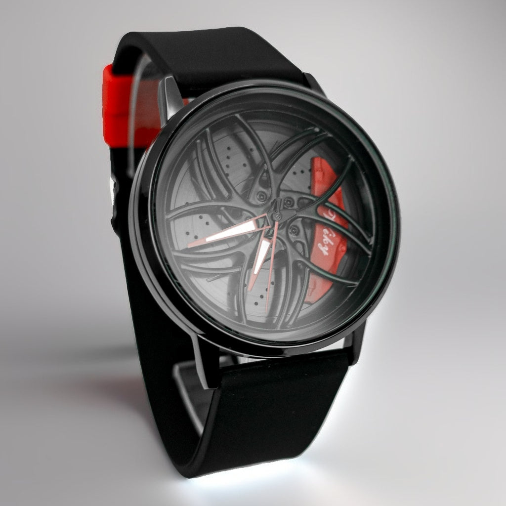 Trendy Rim Watch Red Dial