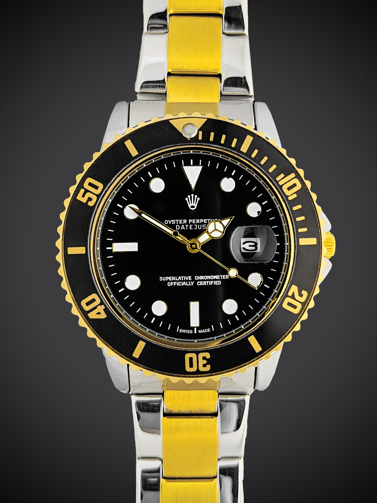 R Gold n Silver Watch