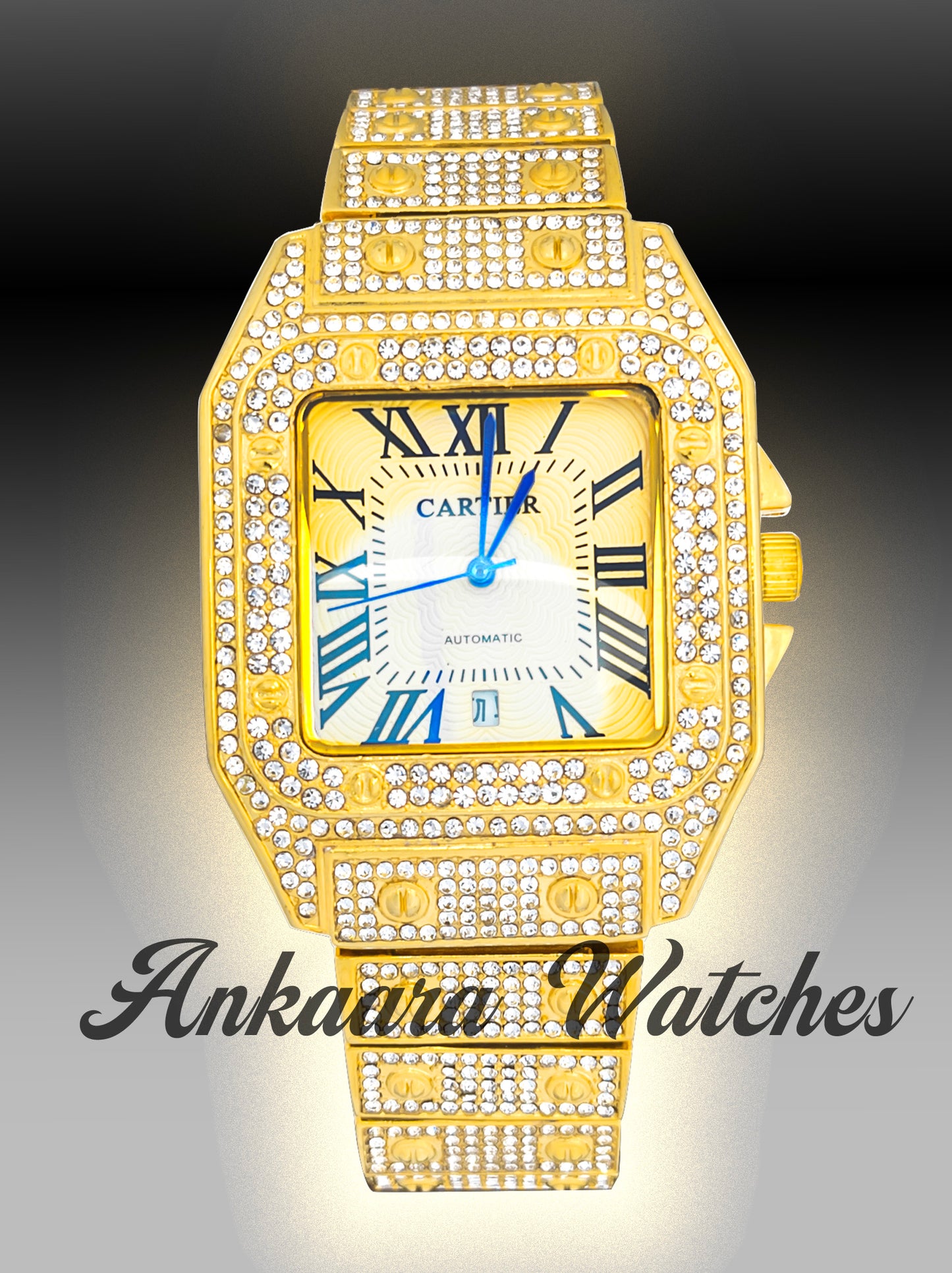 C Gold Stone Watch For Men (140 grams)