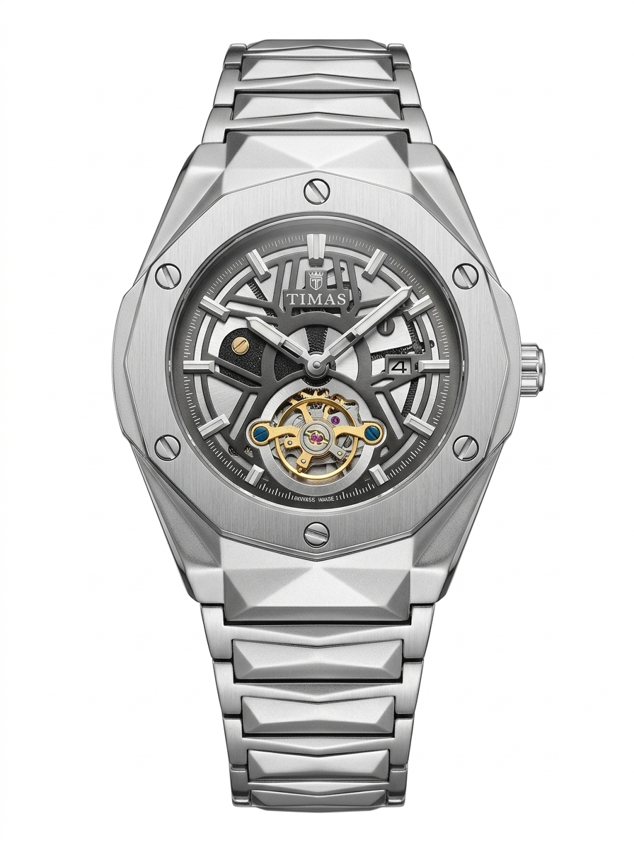 Ankaaara Facet-Edge Silver Skeleton