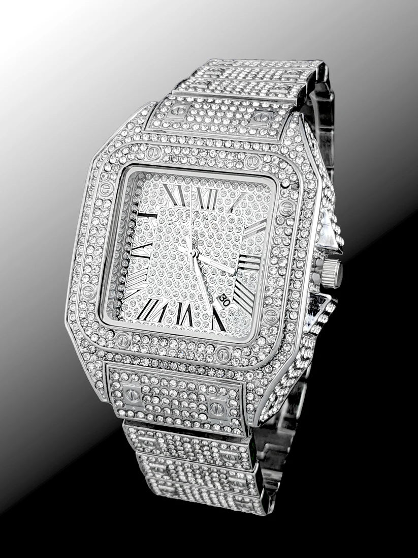 C Silver Stone Watch For Men MAX (205 grams)