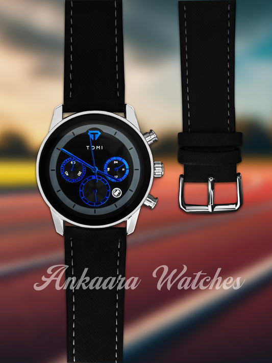 TOMI Blue Chorograph Sports Watch For Men