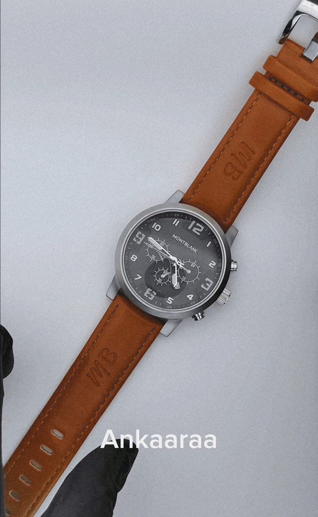 MB Brown Strap Watch For Men Desgin 2