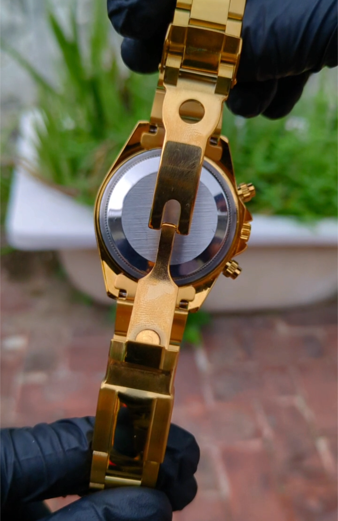 Gold Daytona style Men Fashionable Watch