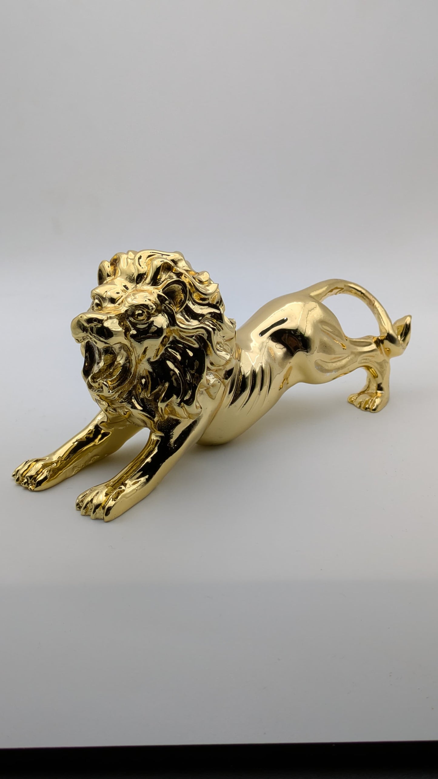 Lion Golden Car Automobile Interior Dashboard, Home Decoration Piece Accessories & Gift