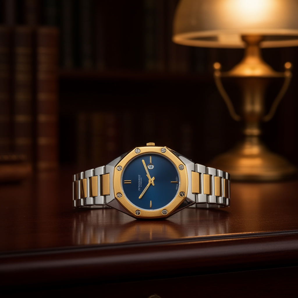 Premium Luxury Men’s Watch – Classic Royal Design with Date Display