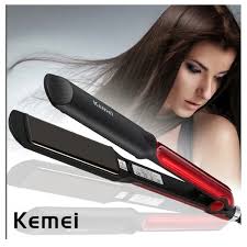 Kemei KM 531 Professional Hair Straightener with Digital temperature control