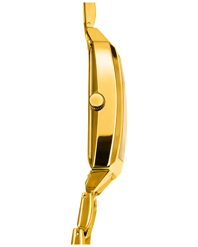PREMIUM Square Dial Men Fashionable Chain Watch in GOLD