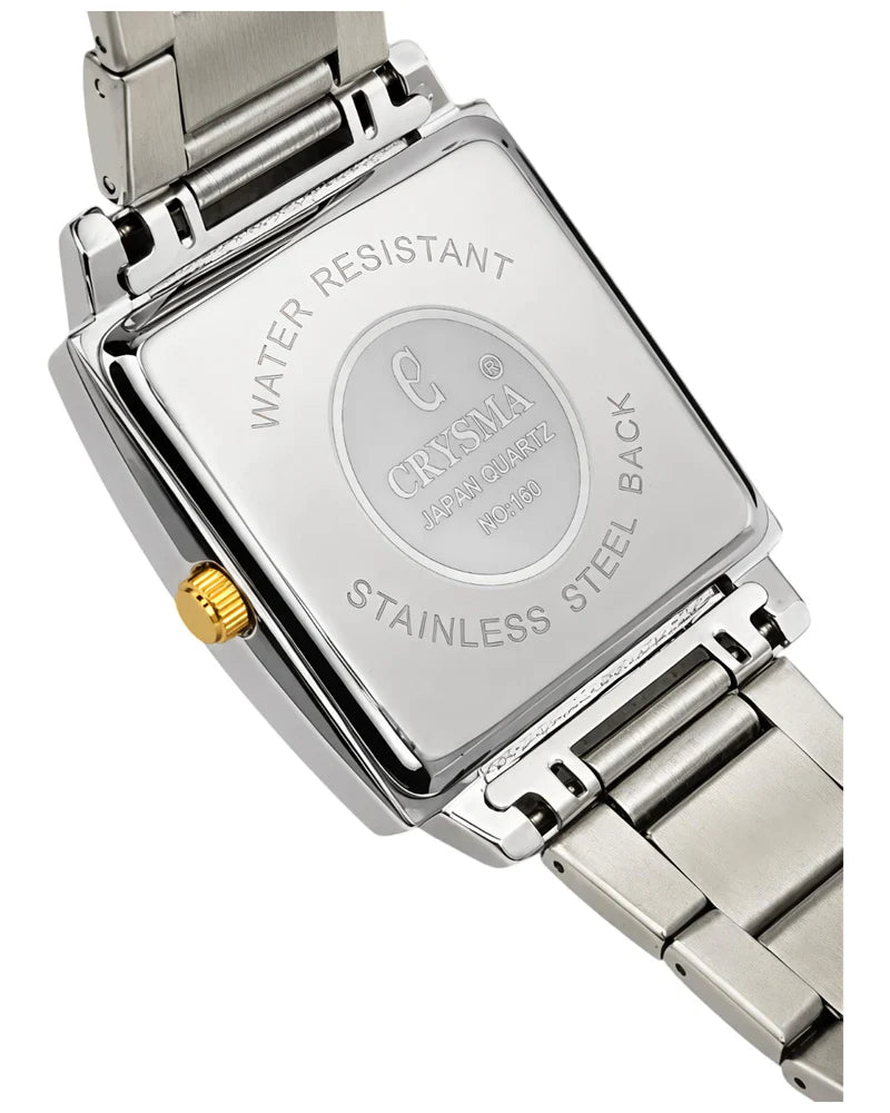 PREMIUM Blue Dial Square Dial Men Fashionable Chain Watch in