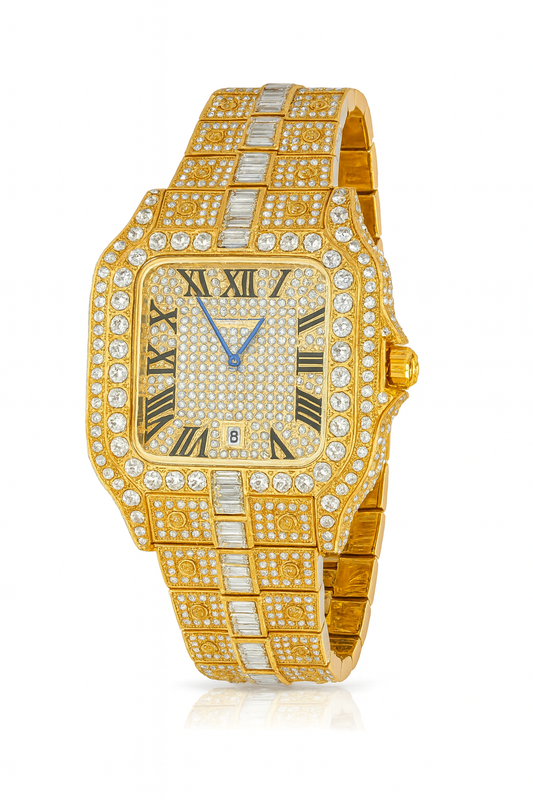 Cart Full Ice watch for men GOLD and Silver