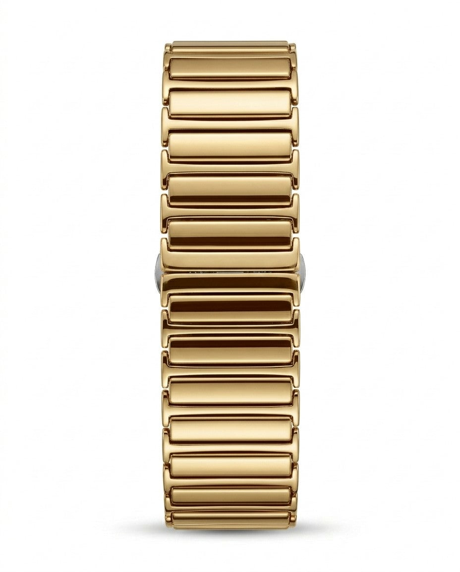 Timas Ceramic Series (Quartz) | Premium Minimalist Square Watch with  Full Gold