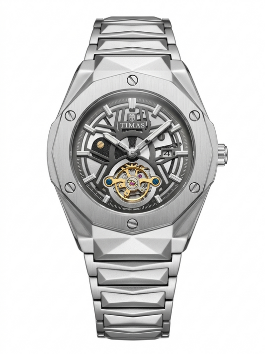 Ankaaara Facet-Edge Silver Skeleton