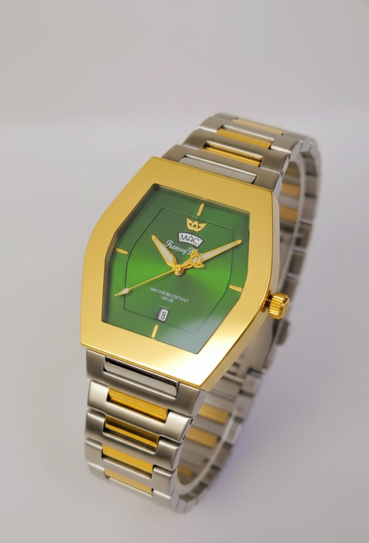 Success Way "Emerald Avant-Garde" – Hexagonal Gold & Steel Edition