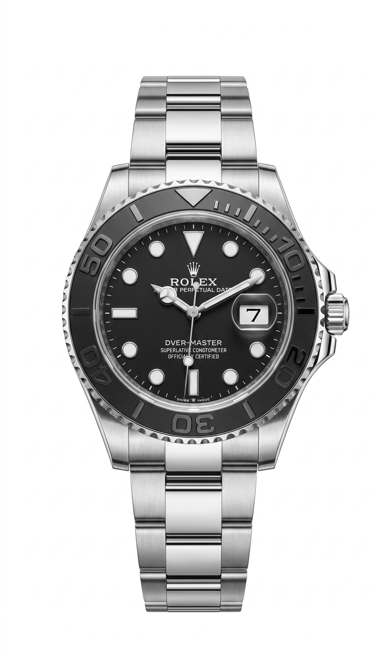 RLX Black Dial & Bezel Stainless Steel Watch