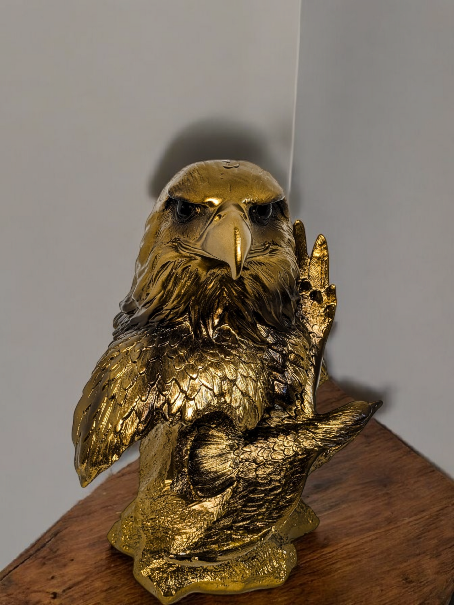 Ankaaara's Antique Bronze Eagle Ornaments Office Home Decoration Resin Crafts