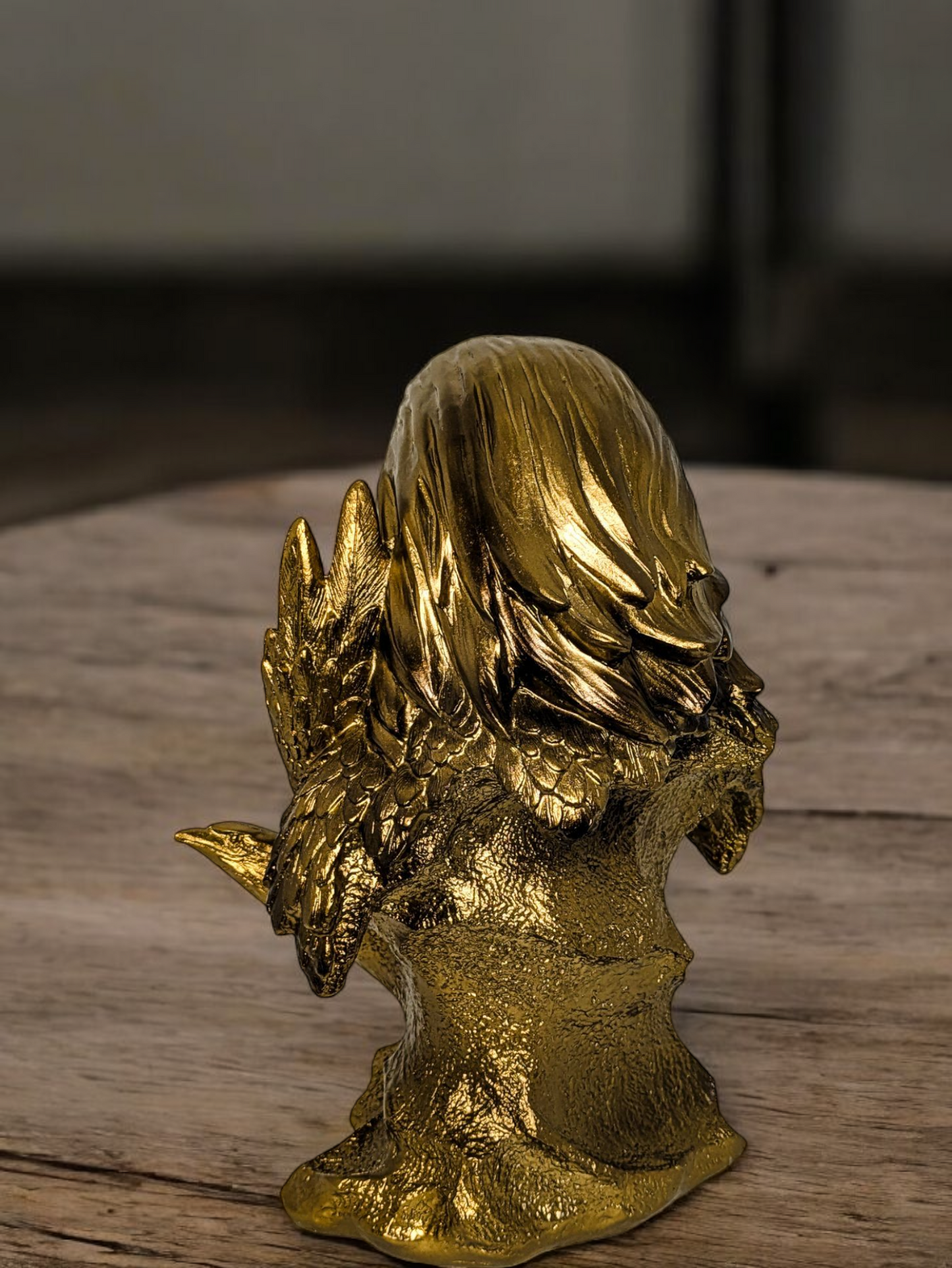 Ankaaara's Antique Bronze Eagle Ornaments Office Home Decoration Resin Crafts