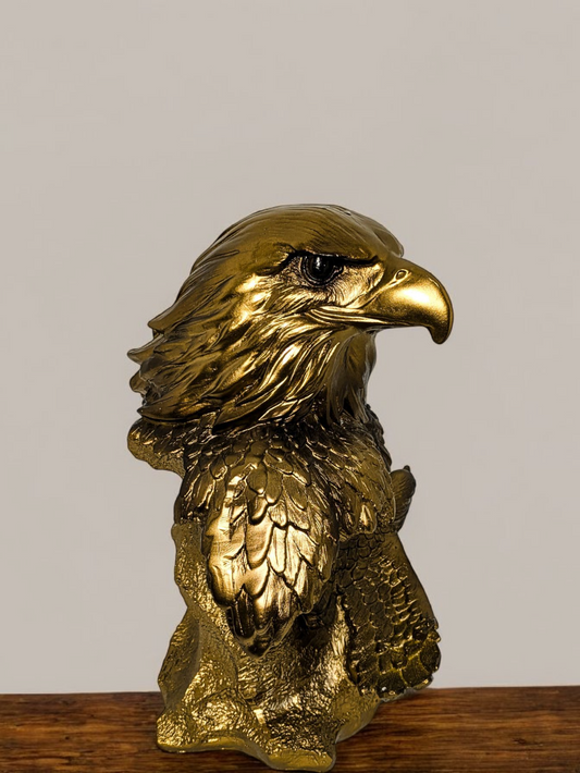 Ankaaara's Antique Bronze Eagle Ornaments Office Home Decoration Resin Crafts