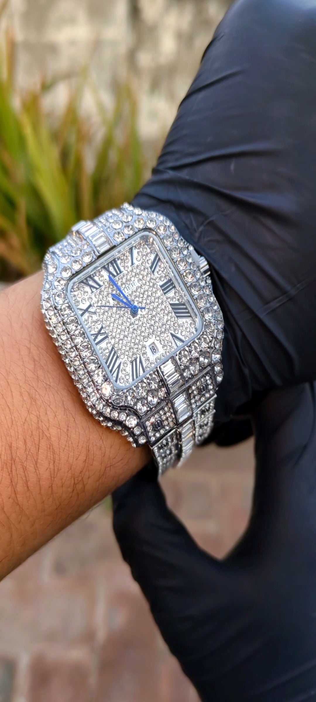 Cart Full Ice watch for men Silver