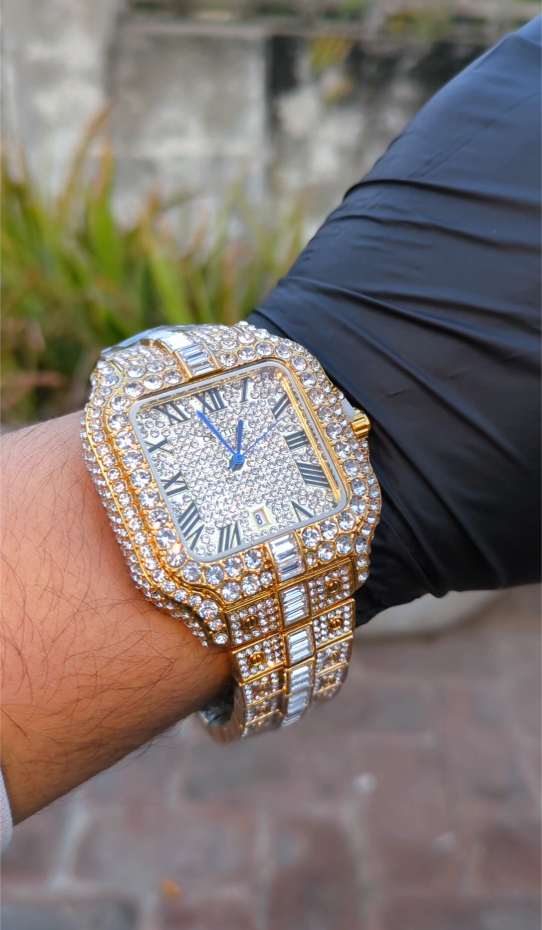 Cart Full Ice watch for men GOLD and Silver