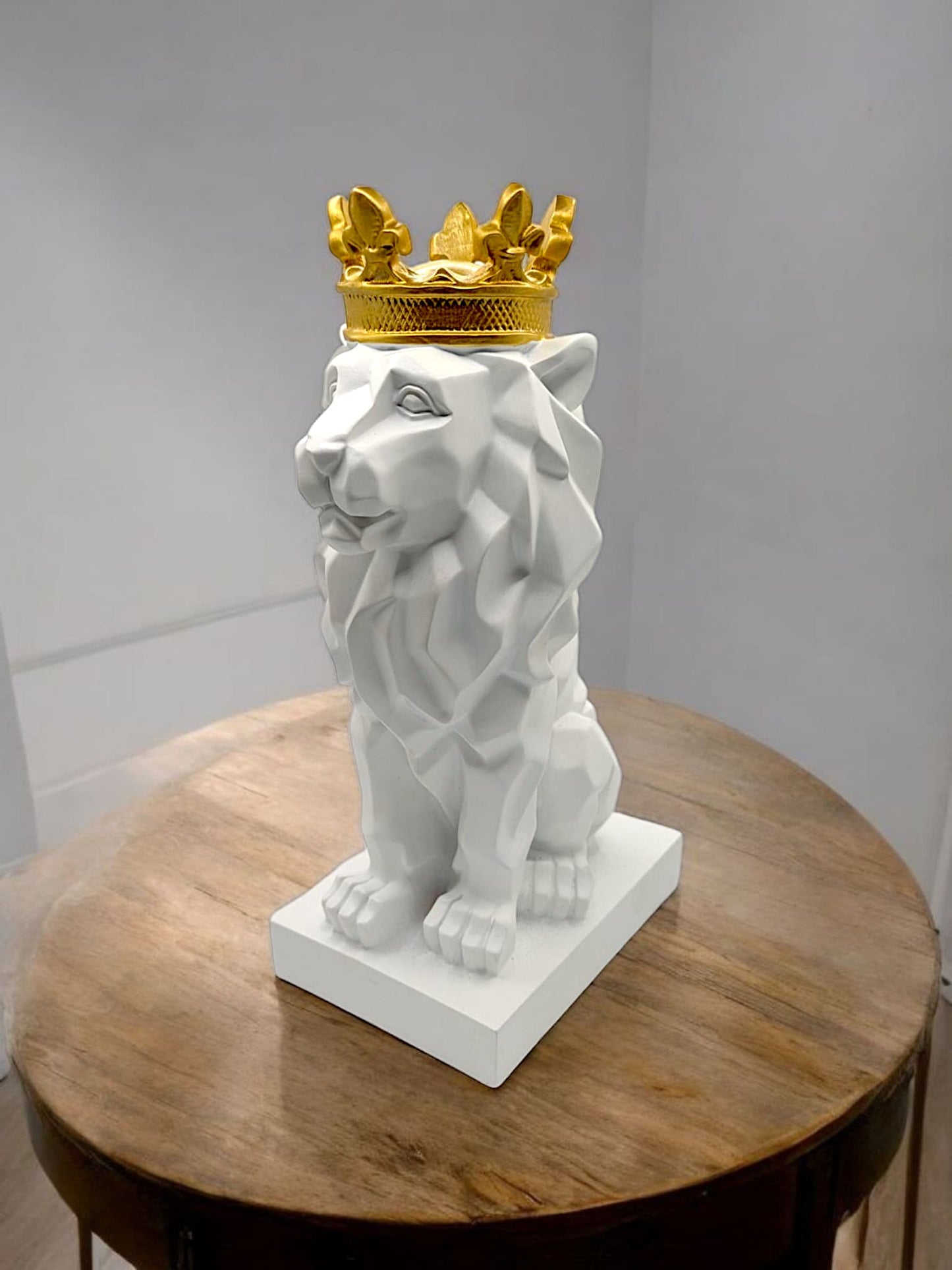 Ankaara's White Lion King Statue Rizen Crafted