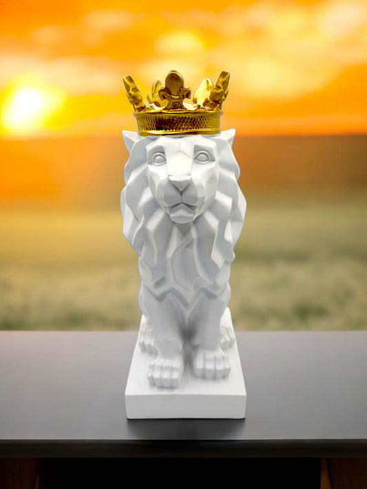 Ankaara's White Lion King Statue Rizen Crafted