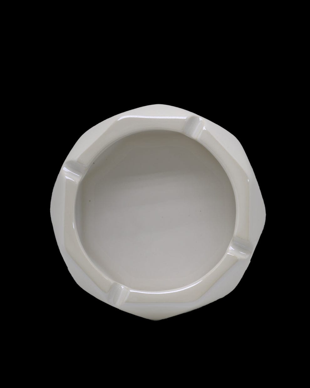 Cremic Ashtray With Deer Lid