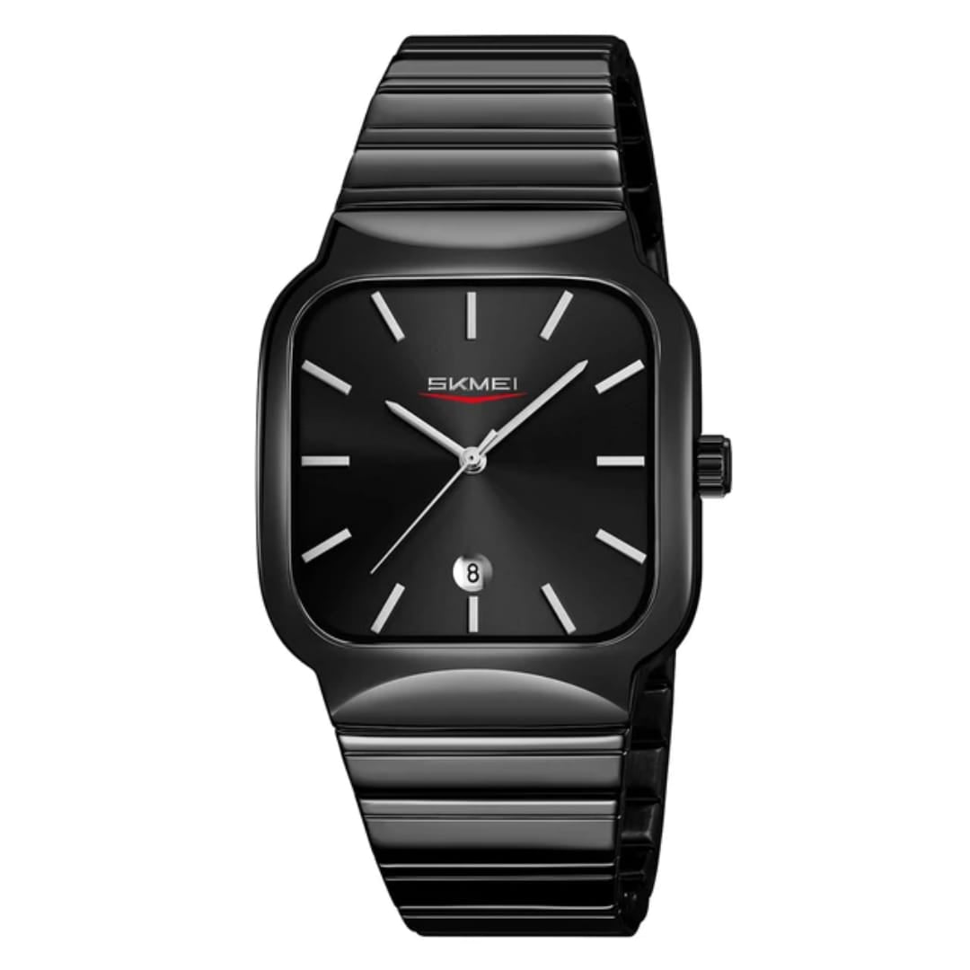 PREIMUIM!!! Black Aankaaara's Man Woman Hand Watch Stainless Steel Business Hand Clock Fashion with Date Lady Couple Quartz Watch Luxury Desgin