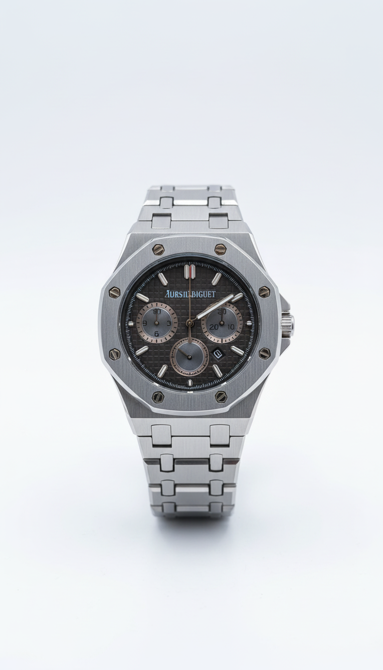 A&P Men Silver Watch For Men