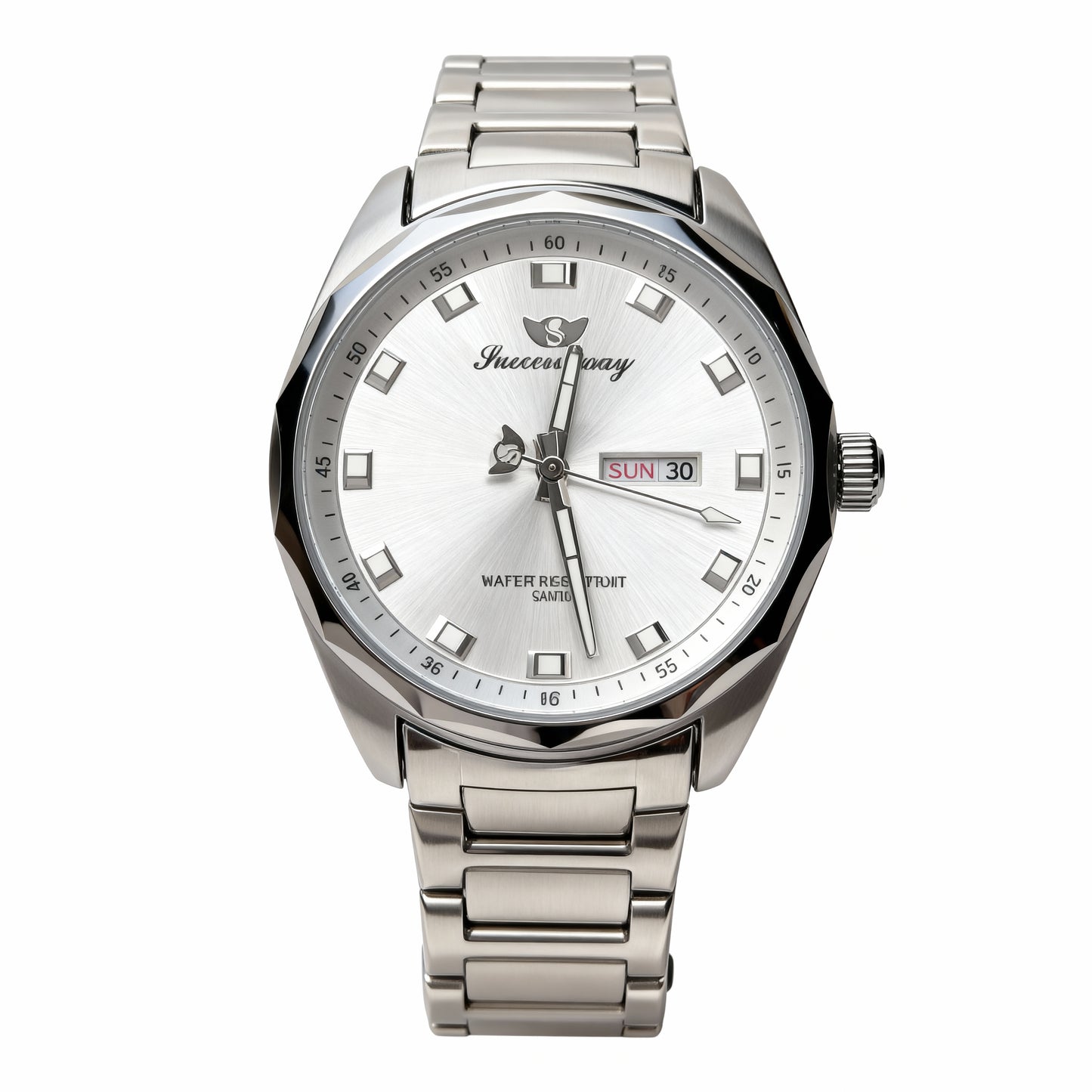 Premium Silver Men’s Wristwatch – Business Style