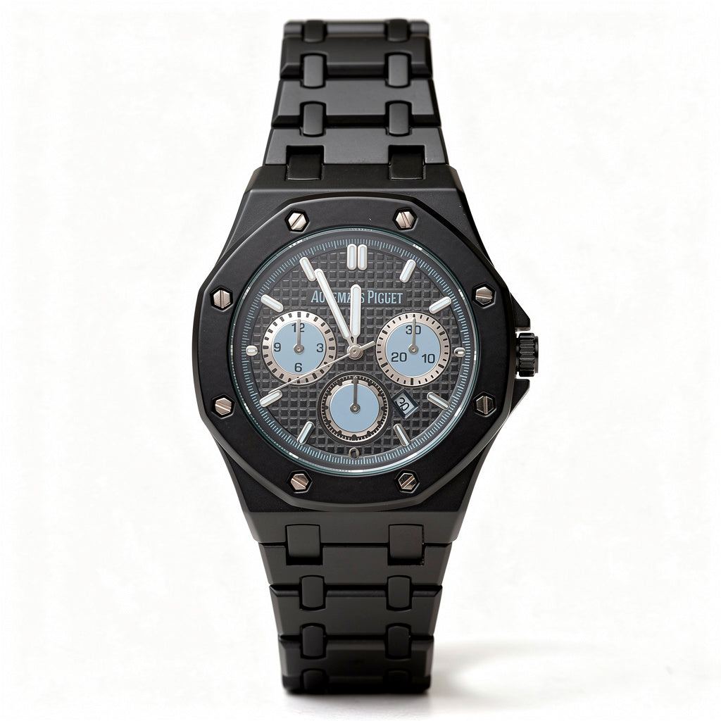 Elite Matte Black Watch for Men