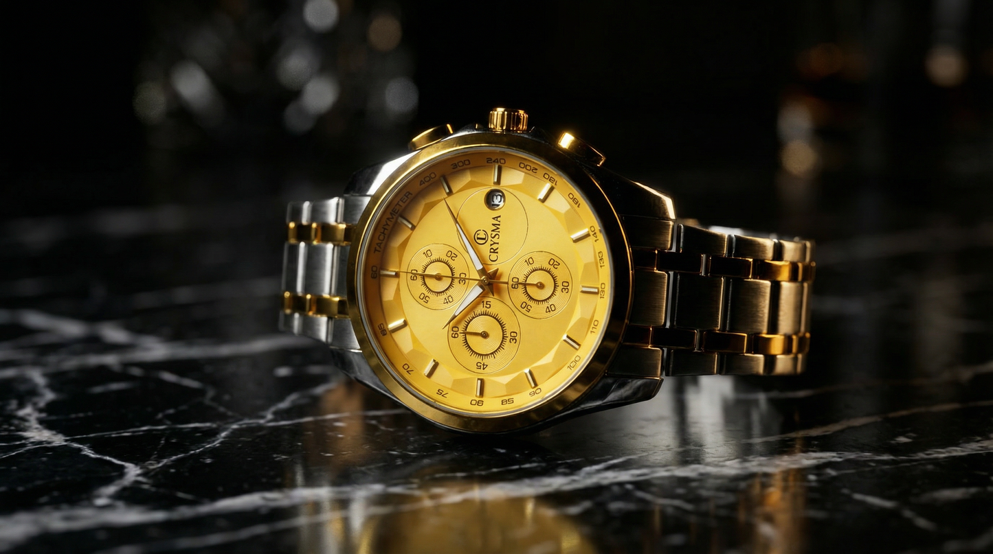 Men chronograph chain Watch. Premium Quality