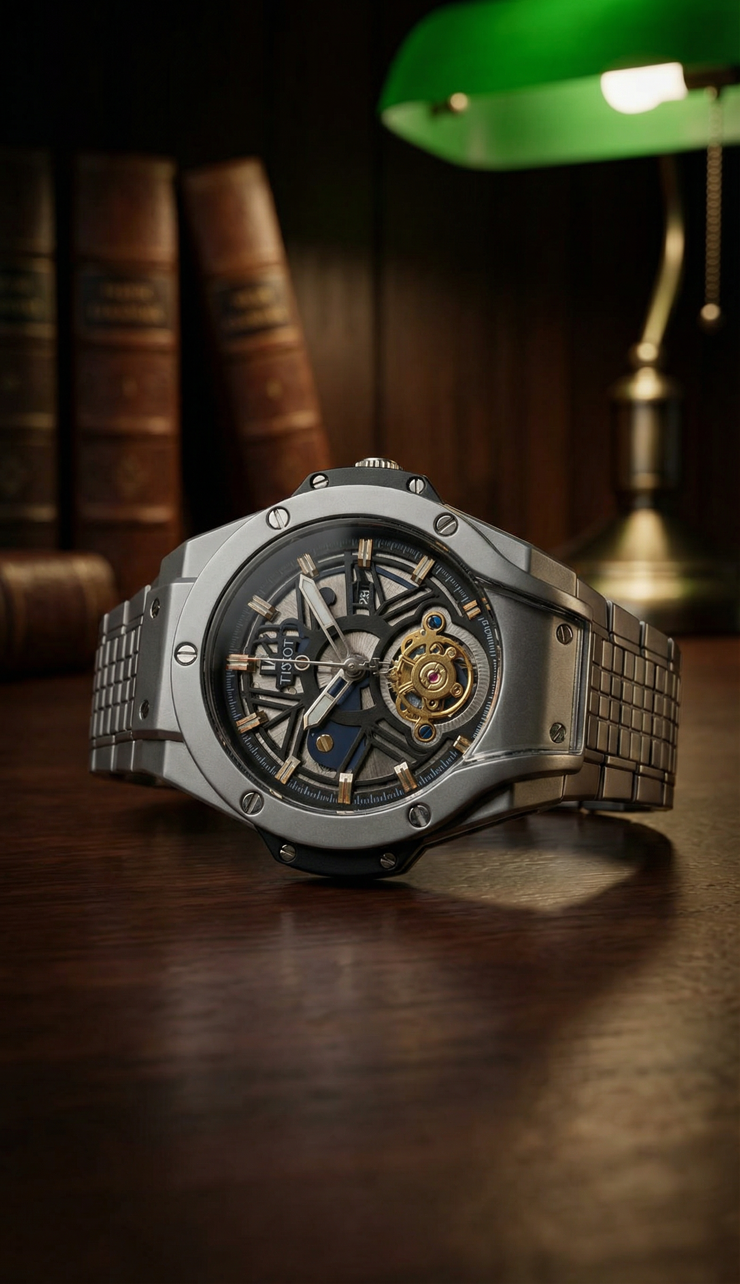 H Menz Watch Silver Heavy Weight