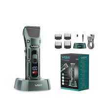 VGR V-696 Professional Hair Clipper Trimmer 300 min Runtime 8 Length Settings  (Green)