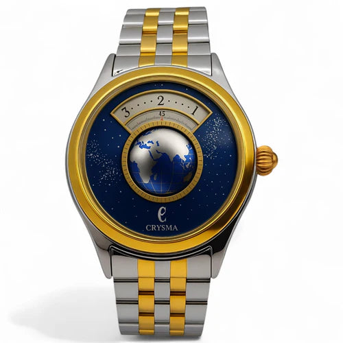 Globe Centerd Watch Dual Tone AAA Copy