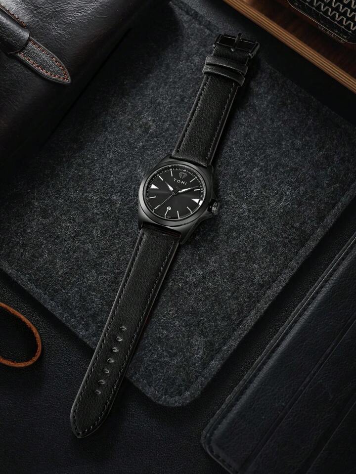 TOMI Full Black Watch For Men
